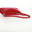 LOUIS VUITTON Monogram Satin Little Boulogne Hand Bag Red M92351 Auth BA9469SM-7