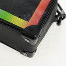 LOUIS VUITTON Taiga Rainbow Mini Soft Trunk Bag Black M30351 LV Auth BA9470SM-16