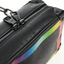 LOUIS VUITTON Taiga Rainbow Mini Soft Trunk Bag Black M30351 LV Auth BA9470SM-17