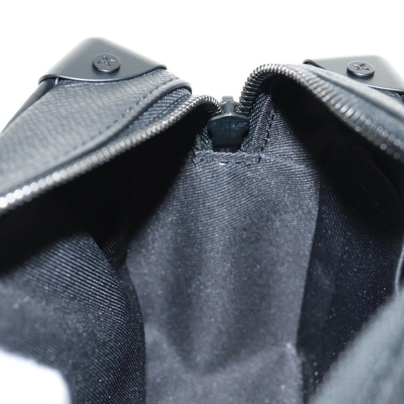 LOUIS VUITTON Taiga Rainbow Mini Soft Trunk Bag Black M30351 LV Auth BA9470SM