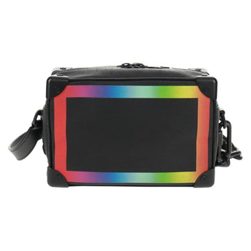 LOUIS VUITTON Taiga Rainbow Mini Soft Trunk Bag Black M30351 LV Auth BA9470SM - 0