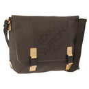 LOUIS VUITTON Damier Geant Roux Shoulder Bag Tail M93077 LV Auth BA9478-1