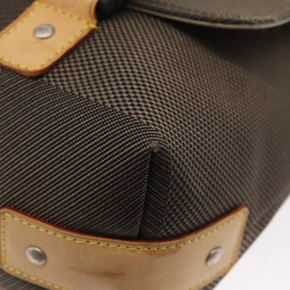 LOUIS VUITTON Damier Geant Roux Shoulder Bag Tail M93077 LV Auth BA9478