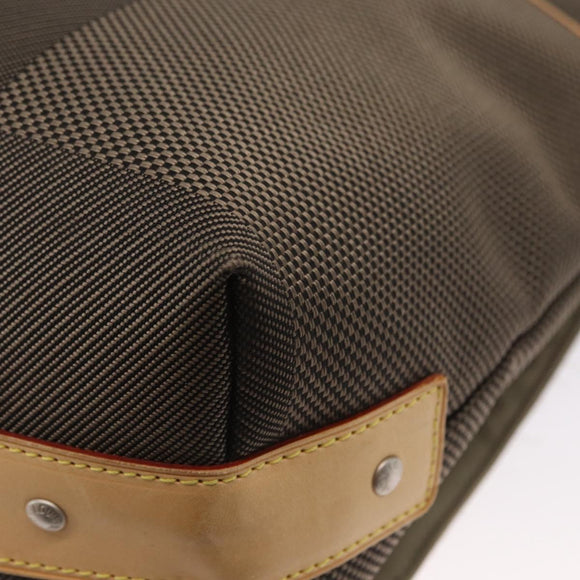 LOUIS VUITTON Damier Geant Roux Shoulder Bag Tail M93077 LV Auth BA9478