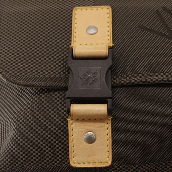 LOUIS VUITTON Damier Geant Roux Shoulder Bag Tail M93077 LV Auth BA9478