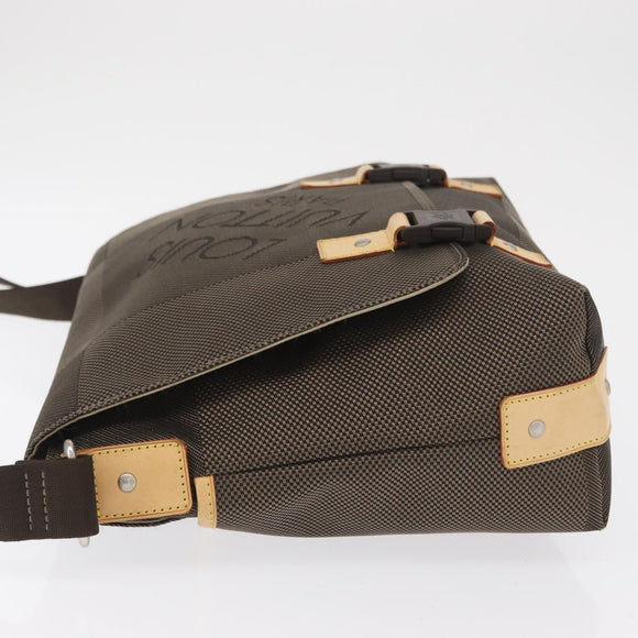 LOUIS VUITTON Damier Geant Roux Shoulder Bag Tail M93077 LV Auth BA9478