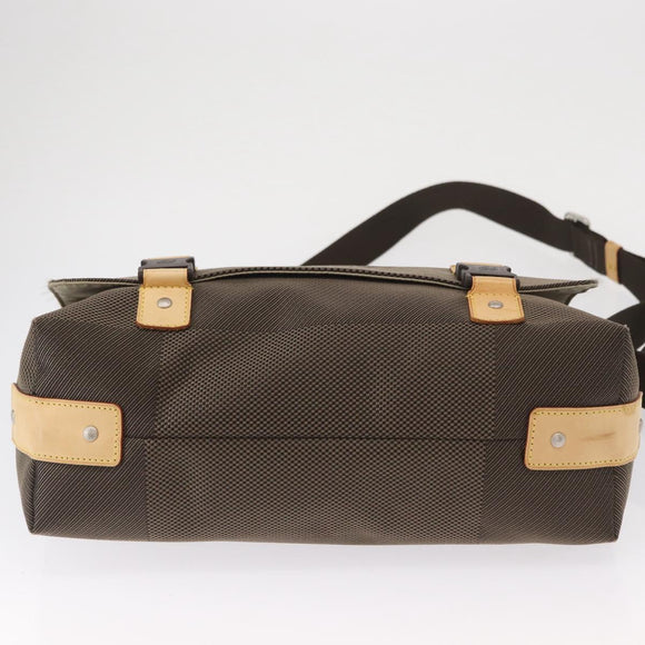 LOUIS VUITTON Damier Geant Roux Shoulder Bag Tail M93077 LV Auth BA9478