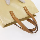 LOUIS VUITTON Monogram Vernis Reade PM Hand Bag Perle M91336 LV Auth BA9479-6