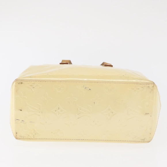 LOUIS VUITTON Monogram Vernis Reade PM Hand Bag Perle M91336 LV Auth BA9479