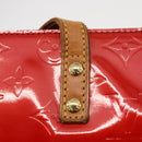 LOUIS VUITTON Monogram Vernis Reade MM Hand Bag Red Rouge M91086 LV Auth BA9480-10