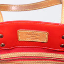 LOUIS VUITTON Monogram Vernis Reade MM Hand Bag Red Rouge M91086 LV Auth BA9480-17