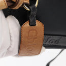 Chloe Eden Shoulder Bag Leather Black Gold Auth BA9482-17
