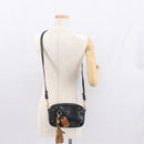 Chloe Eden Shoulder Bag Leather Black Gold Auth BA9482-23