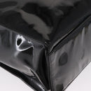CHANEL COCO Mark Shoulder Bag Patent leather Black Gold CC Auth BA9483-10