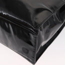 CHANEL COCO Mark Shoulder Bag Patent leather Black Gold CC Auth BA9483-13