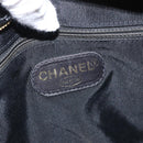 CHANEL COCO Mark Shoulder Bag Patent leather Black Gold CC Auth BA9483-15