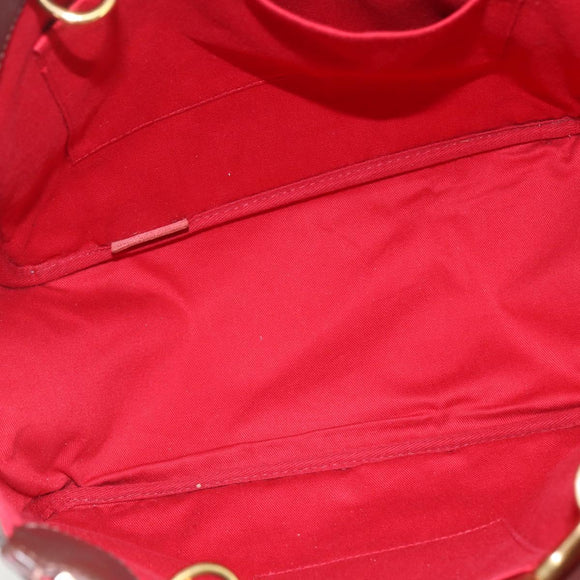 Chloe Eden Tote Bag Leather Brown Gold Auth BA9484