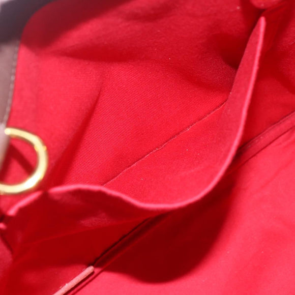 Chloe Eden Tote Bag Leather Brown Gold Auth BA9484