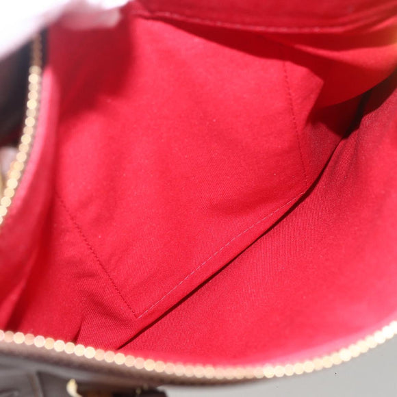 Chloe Eden Tote Bag Leather Brown Gold Auth BA9484