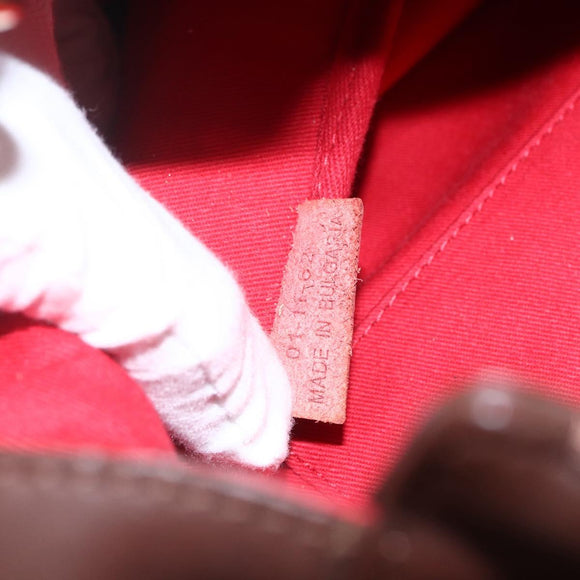 Chloe Eden Tote Bag Leather Brown Gold Auth BA9484