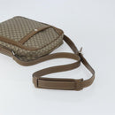 GUCCI Diamante Shoulder Bag PVC Leather Beige Silver 268159 Auth BA9486-7