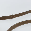 GUCCI Diamante Shoulder Bag PVC Leather Beige Silver 268159 Auth BA9486-8