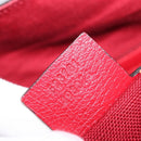 GUCCI Sherry Line Tote Bag Canvas White Red 523781 Auth BA9487-12