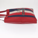 GUCCI Sherry Line Tote Bag Canvas White Red 523781 Auth BA9487-4