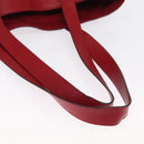 GUCCI Sherry Line Tote Bag Canvas White Red 523781 Auth BA9487-7