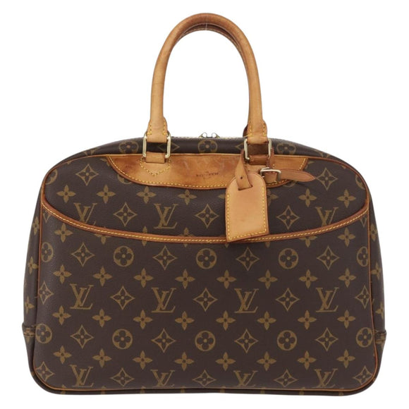 LOUIS VUITTON Monogram Deauville Hand Bag M47270 LV Auth BA9490