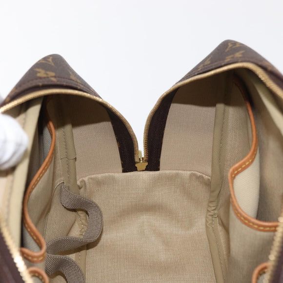 LOUIS VUITTON Monogram Deauville Hand Bag M47270 LV Auth BA9490