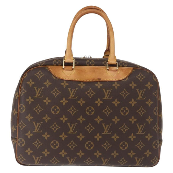 LOUIS VUITTON Monogram Deauville Hand Bag M47270 LV Auth BA9490