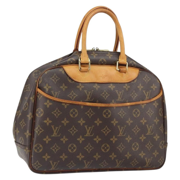 LOUIS VUITTON Monogram Deauville Hand Bag M47270 LV Auth BA9491