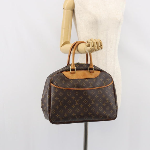 LOUIS VUITTON Monogram Deauville Hand Bag M47270 LV Auth BA9491