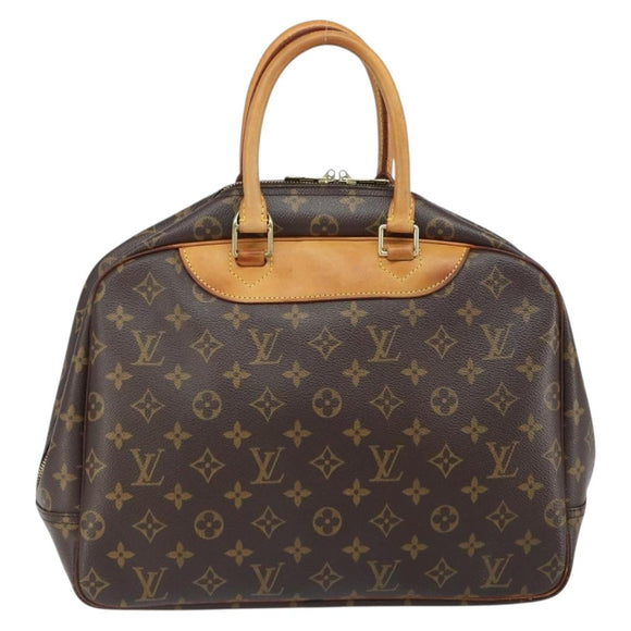 LOUIS VUITTON Monogram Deauville Hand Bag M47270 LV Auth BA9491