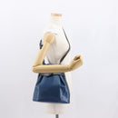 LOUIS VUITTON Epi Sac Depaule PM Shoulder Bag Blue Black LV Auth BA9493-19