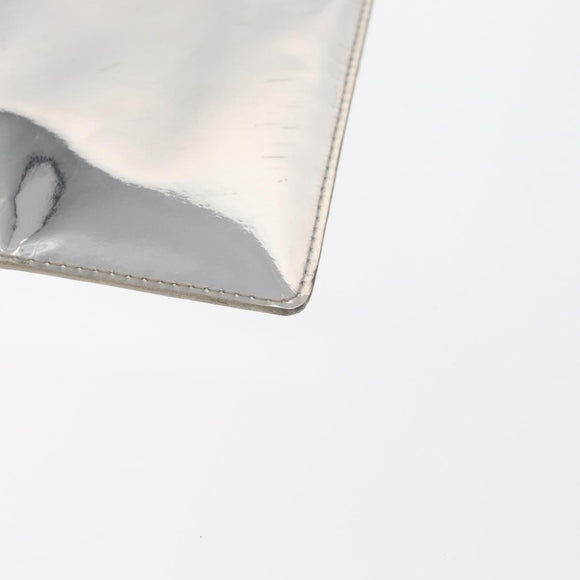 LOUIS VUITTON Monogram Miroir Pochette Platt Pouch Silver M95277 LV Auth BA9494