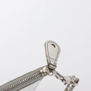 LOUIS VUITTON Monogram Miroir Pochette Platt Pouch Silver M95277 LV Auth BA9494-10