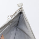 LOUIS VUITTON Monogram Miroir Pochette Platt Pouch Silver M95277 LV Auth BA9494-19