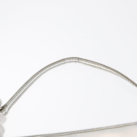 LOUIS VUITTON Monogram Miroir Pochette Platt Pouch Silver M95277 LV Auth BA9494