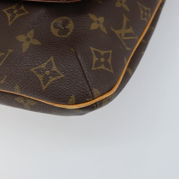LOUIS VUITTON Monogram Musette Umhängetasche M51256 LV Auth BA9497