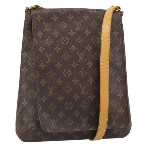 LOUIS VUITTON Monogram Musette Umhängetasche M51256 LV Auth BA9497