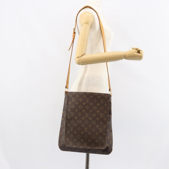 LOUIS VUITTON Monogram Musette Umhängetasche M51256 LV Auth BA9497