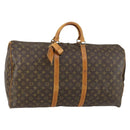 LOUIS VUITTON Monogram Keepall 60 Boston Bag M41422 LV Auth BA9498-1