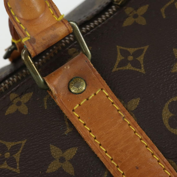 LOUIS VUITTON Monogram Keepall 60 Boston Bag M41422 LV Auth BA9498