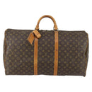 LOUIS VUITTON Monogram Keepall 60 Boston Bag M41422 LV Auth BA9498-13