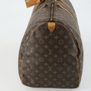 LOUIS VUITTON Monogram Keepall 60 Boston Bag M41422 LV Auth BA9498-3