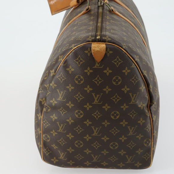 LOUIS VUITTON Monogram Keepall 60 Boston Bag M41422 LV Auth BA9498