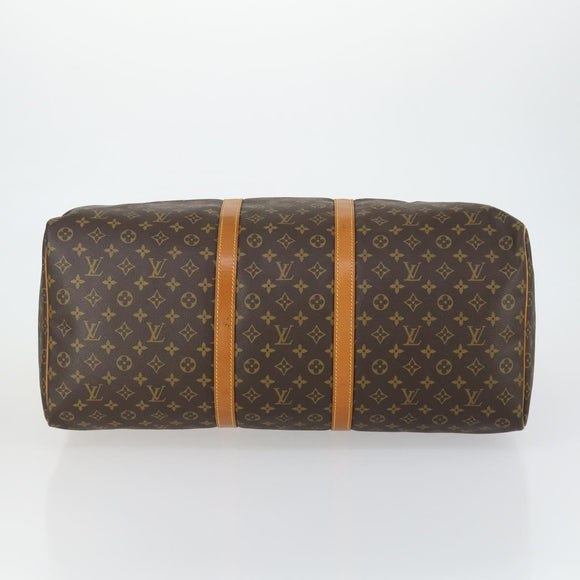 LOUIS VUITTON Monogram Keepall 60 Boston Bag M41422 LV Auth BA9498