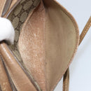 GUCCI GG Supreme Shoulder Bag PVC Beige Gold Auth BA9499-22